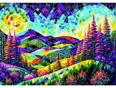Immagine prodotto di GENIESSE Puzzle: Attraverso le montagne verso il Paese dei sogni, 1000 pezzi
