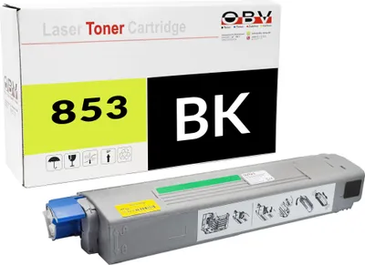 Produktbild von Kompatibler Toner für MC853dn MC873dn ersetzt OKI 45862840 Schwarz - ca. 7000 Seiten