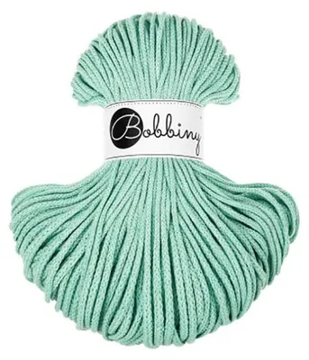 Produktbild von Bobbiny Junior Baumwollkordel 3mm 100m Jelly Mint, , weich & formstabil