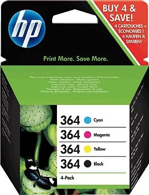 Produktbild von HP Tintenpatrone Nr. 364 SD534EE Value Pack (B/C/M/G)