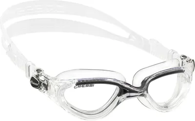 Produktbild von Cressi Flash Schwimmbrille Herren - Clear/Black Clear/Black