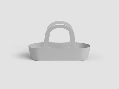 Produktbild von artevasi© PARIS Pflanztasche Hellgrau 43 cm - Kunststoff