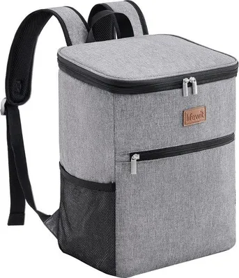 Produktbild von Famanu Kühlrucksack 24L Wasserdicht – isolierter Kühlrucksack grau