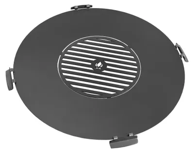 Zdjęcie produktu dla Blat grillowy do paleniska COOK KING 82 cm z czterema uchwytami + ruszt 37 cm