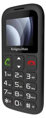 Obrázek produktu pro Krüger&Matz KM0923-2G Telefon pro seniory Simple 923, Dual SIM, Bluetooth, černý