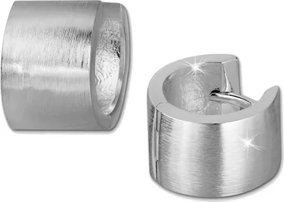Produktbild von SilberDream Creolen 17mm Ohrringe 925 Silber Schmuck Matt Damen D2SDO4280M