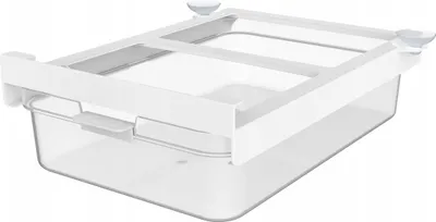 Produktbild von Kühlschrankschublade - Transparent - Weiß - Kunststoff - 2600 ml