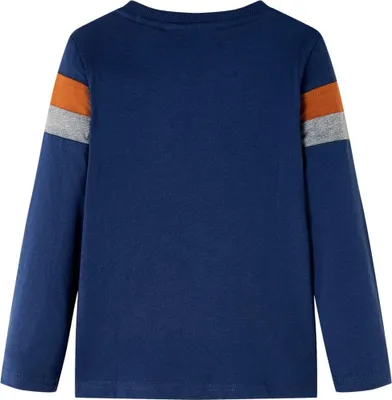 Produktbild von vidaXL Kinder-Langarmshirt Marineblau 104