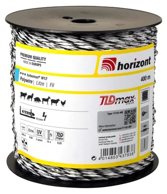 Immagine prodotto di Filo per recinzione elettrica Turbomax W12, 400 metri