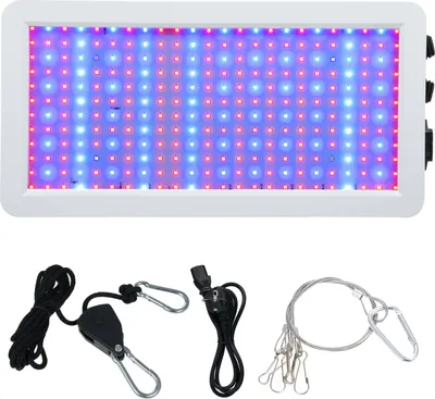 Obrázek produktu pro 312 LED pěstební světlo pro pokojové rostliny plnospektrální pěstební světlo pro zeleninu a květy, vodotěsné pěstební světlo pro pokojové rostliny, sazenice, květiny, skleníky, vnitřní zahradnictví