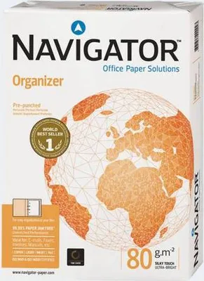 Produktbild von NAVIGATOR 377708 - Packung de 500 Blatt de Papier A4, 80 Gramm