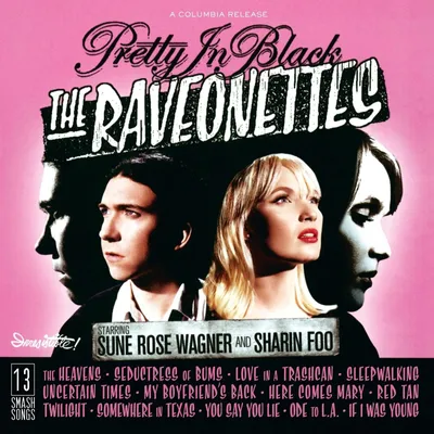 Image de The Raveonettes - Pretty In Black (Édition limitée) (Vinyle blanc/rose) (LP)