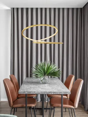 Produktbild von Nova Luce GIRISH LED Pendelleuchte Gold 41W Warmweiss 120x60cm dimmbar 9248109