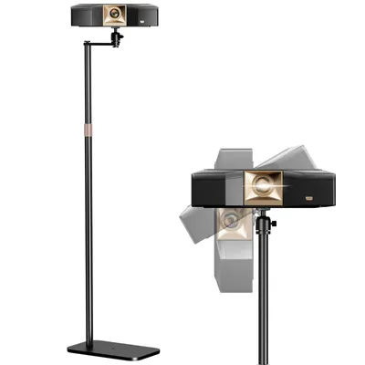 Produktbild von Beamer Ständer höhenverstellbar 92–123 cm, 360° drehbarer Projektorständer bis 5 kg für Beamer, Kamera & Webcam