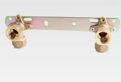 Produktbild von Halterung für ausgesetzt Dusche Wasserhahn Anschluss 150mm x 1/2' x16 mm PEX