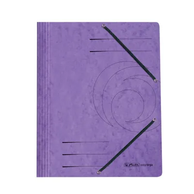 Produktbild von Herlitz 11199536, A4, Karton, Violett, Gummiband, 1 Stück(e), Forest Stewardship Council (FSC) Mix