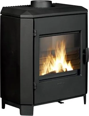 Image de Pôele à bois fonte 8kw noir - Invicta - P916244 - carolo
