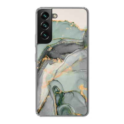 Produktbild von MuchoWow® Handyhülle Schutzhülle Hülle für Samsung Galaxy S22 Plus Gold - Marmor - Grün - Luxus - Glitzer - Marmoroptik Silikon Softcase Handy Hülle - Schutzabdeckung