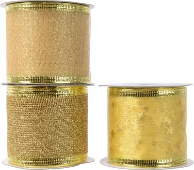 Produktbild von Deko-Weihnachtsband, gold, für Geschenke, 270 cm, 1 Stk.