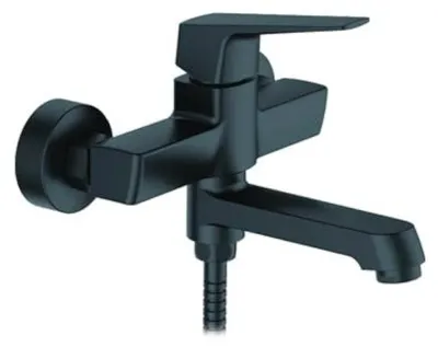 Produktbild von Ibergrif M13107B Wasserhahn für Badewanne und Dusche, mit Handbrause, Schlauch u