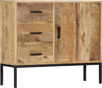 Zdjęcie produktu dla Komoda, 88 x 30 x 71 cm, lite drewno mango