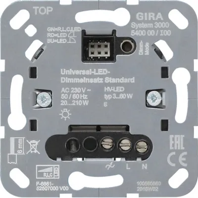 Produktbild von GIRA 540000 S3000 Uni-LED-Dimmeins. Standard