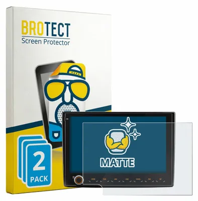 Produktbild von 2x BROTECT Schutzfolie für Fiat Ducato III 2006 - 2011 Zenec Z-E3766 9" Displayschutz Displayschutzfolie Folie Matt Entspiegelungsfolie