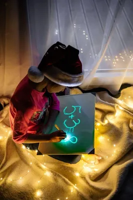 LED-Zeichentafel mit Leuchteffekt, Modell 040-004 – Decords, Produktansicht 1