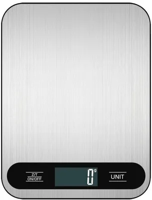 Produktbild von Elektronische Küchenwaage bis 10 kg mit LCD-Anzeige und Edelstahl