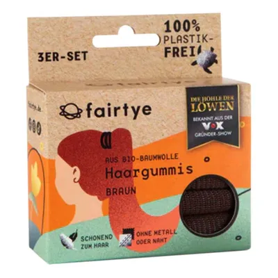 Immagine prodotto di Fascetta per capelli Fairtye - marrone set di 3 unisize