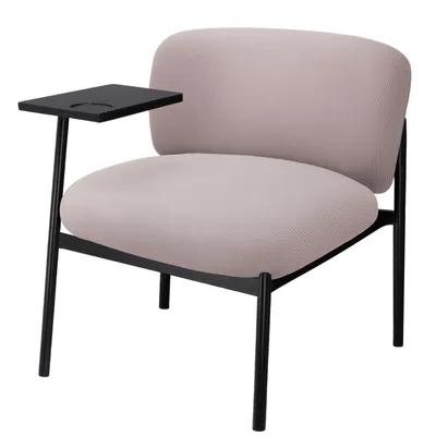 Produktbild von COMHOMA Loungesessel Sessel Relaxsessel Ohrensessel modern, Polsterstuhl mit Metallbeinen, Einzelsofa für Wohnzimmer/Schlafzimmer/Garten, Lila