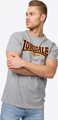 Image de T-shirt homme coupe slim CLASSIC Marl Grey L Lonsdale