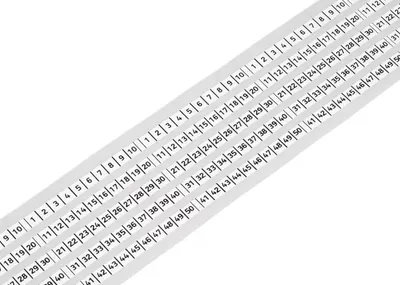 Obrázek produktu pro Popisovací pásky WAGO; v roli; šířka 5 mm; bílé 210-834