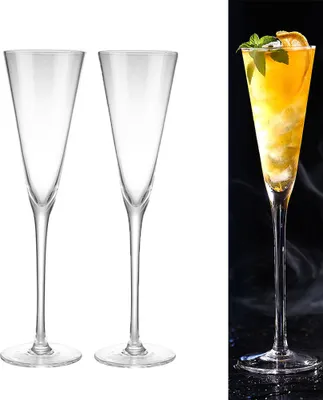 Produktbild von V-förmige Martini Glas, Cocktailglas, Partyglas, 2er Set
