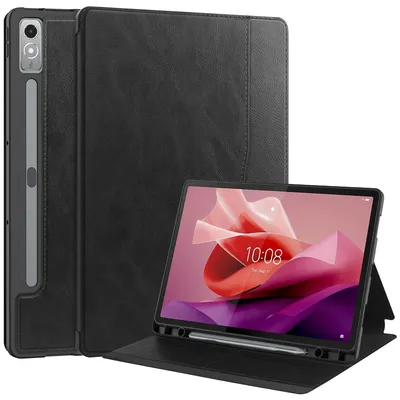 Zdjęcie produktu dla Pokrowiec na tablet Lenovo Tab P12 TB370FU Xiaoxin Pad Pro 12,7 cala Etui Smart Cover z funkcją podstawki i automatycznym usypianiem/budzeniem