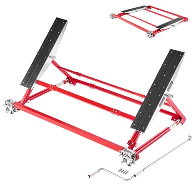 Immagine prodotto di La piattaforma elevatrice mobile VEVOR ha una capacità di carico di 2000 kg e un'altezza massima di sollevamento di 585 mm, ed è quindi adatta per garage e officine.