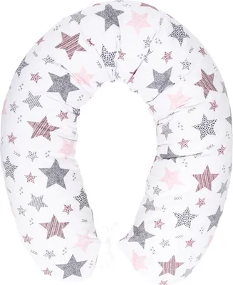 Amilian Stillkissen Stillmond 60x42 Cm - Schwangerschaftskissen & Stillhilfe Mit Waschbarem Bezug