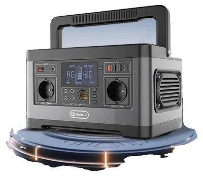 Obrázek produktu pro Přenosná powerbanka s měničem, výkon 500 W, výstup s čistou sinusovou vlnou, EU