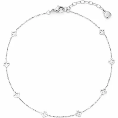 Produktbild von Leonardo Fußkette Janna Ciao aus Edelstahl für Damen