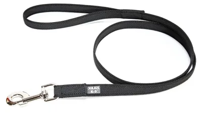Immagine prodotto di Guinzaglio Julius-K9 Super Grip con passante per il polso, nero/grigio, misure: 2 m / 20 mm