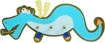 Image de TRÄ PRESENT Porte-manteau enfant dragon
