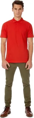 Produktbild von Herren-Poloshirt, Kurzarm - B&C SAFRAN - light aqua - Größe S