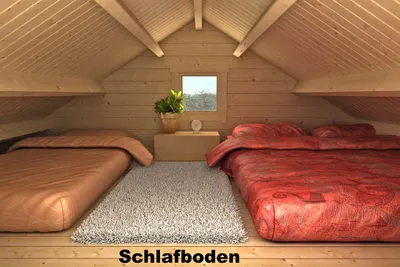 Produktbild von Alpholz Gartenhaus Lillehammer 553 x 746cm Naturbelassen 44 mm Wandstärke