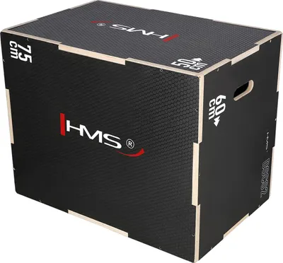 Obrázok produktu pre Skrzynia plyometryczna HMS wzmocniona 750x600x500 mm do treningu crossfit