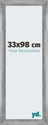 Produktbild von Bilderrahmen, 33x98 cm, Grau Gewischt, MDF, Mura