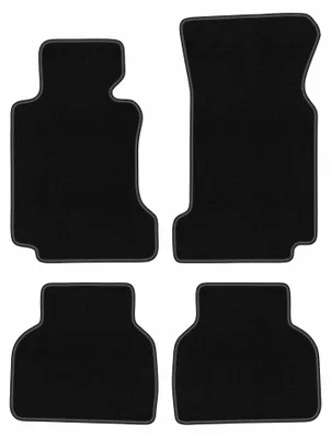 Immagine prodotto di Tappetini in moquette per BMW 7 E38 1994-2001 (berlina) – set 4 pezzi, neri, su misura – Wielganizator BASIC