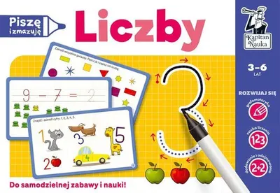 Productafbeelding van Liczby Piszę i zmazuję Kapitan Nauka