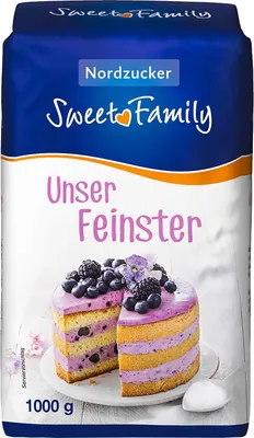 Produktbild von Sweet Family Nordzucker aus extra feinstem Kristallzucker 1000g