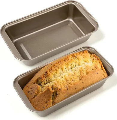 Produktbild von Famanu Brotbackformen Set 2 Stück - Edelstahl mit Antihaftbeschichtung