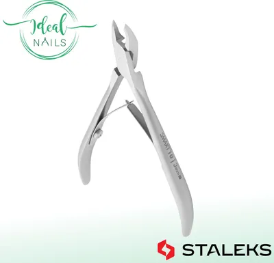 Image de Pince à cuticules Staleks Pro Smart 10 3mm - Outil professionnel de précision pour la manucure